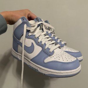 Nike Dunk High Aluminum / Light Blue 5.5W